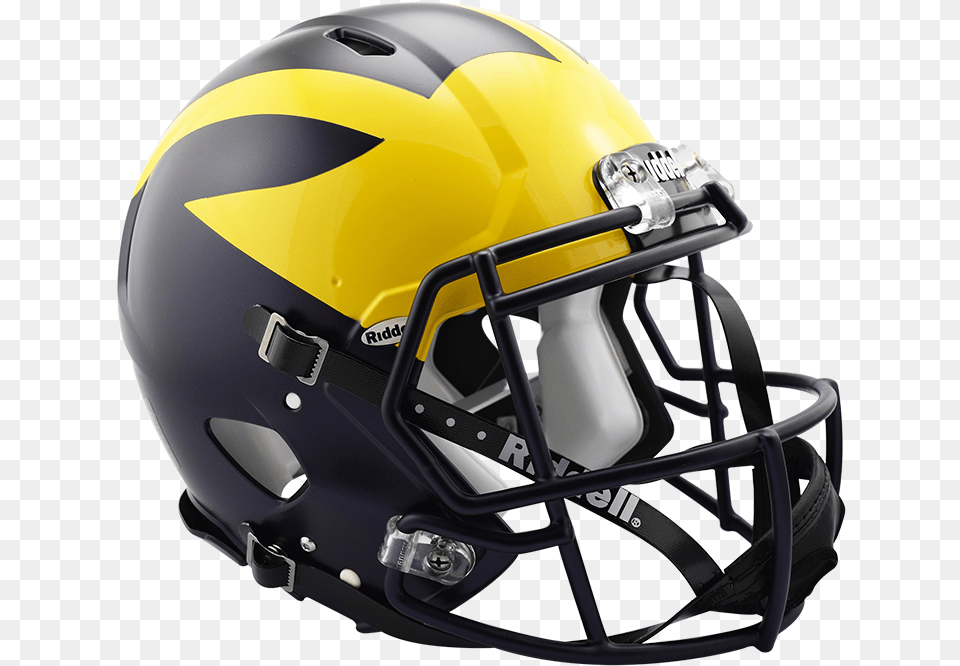 Michigan Wolverines Football Helmets, American Football, Football Helmet, Helmet, Sport Png Image