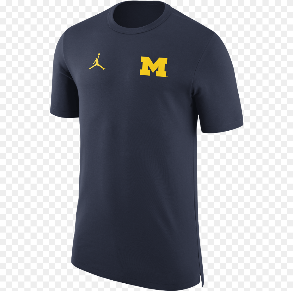 Michigan Wolverines Jordan Dri Fit, Clothing, Shirt, T-shirt Free Png