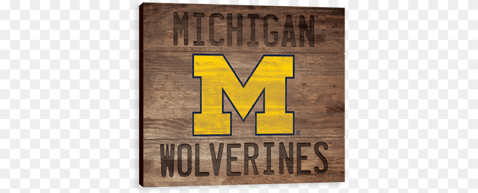 Michigan Wolverines Wood Burn Michigan Wolverines, Sign, Symbol, Logo, Clapperboard Png