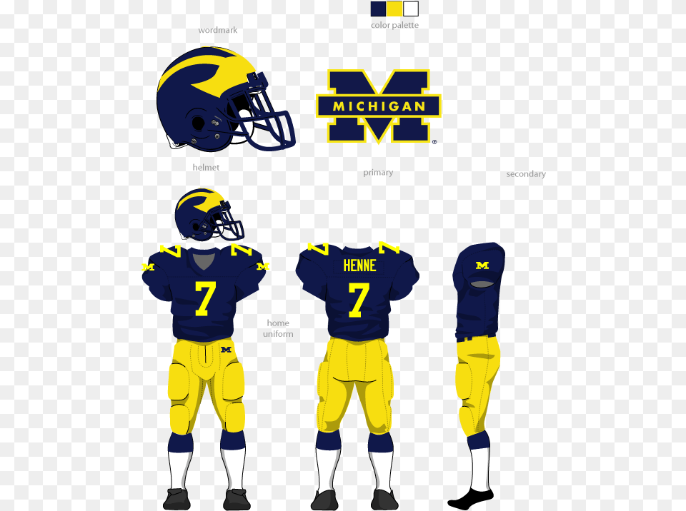 Michiganhome University Of Michigan, Helmet, Playing American Football, Person, American Football Png Image