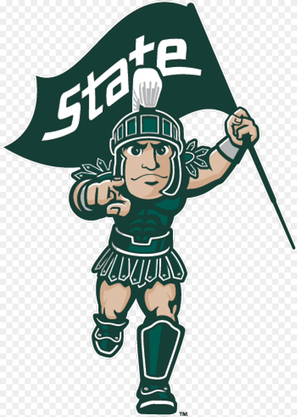 Michiganstate Sparty Cartoon Logo Mascot Msu Spartan Msu, People, Person, Baby, Face Free Png Download