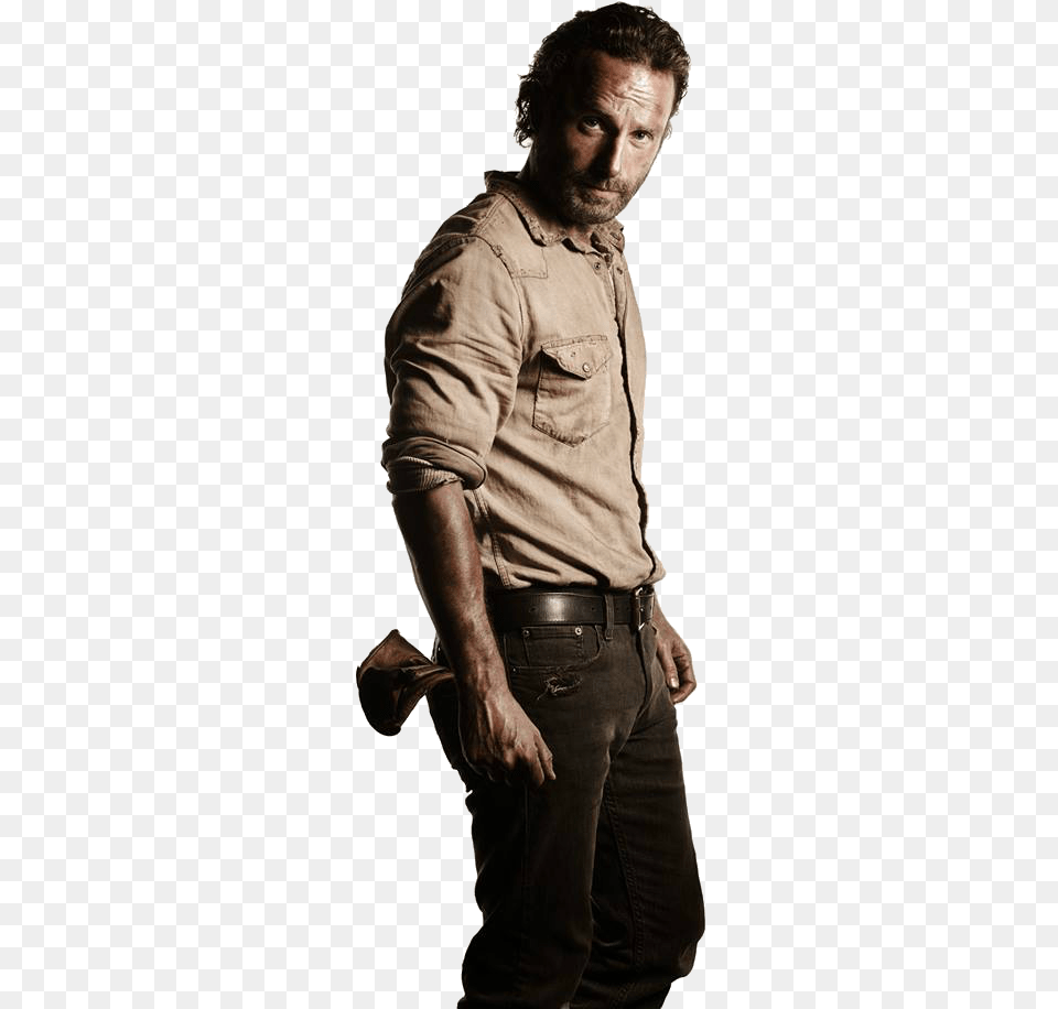 Michonne Rick E Daryl, Accessories, Buckle, Pants, Clothing Free Png Download