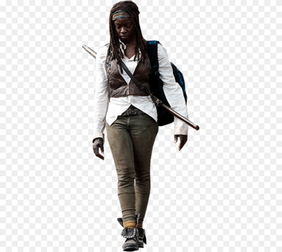 Michonne The Walking Dead, Jacket, Clothing, Coat, Pants Png Image