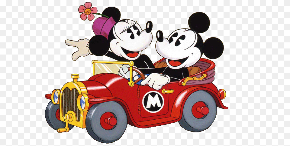 Mick Minnie Take A Road Trip Mickey Minnie Mickey, Transportation, Vehicle Png