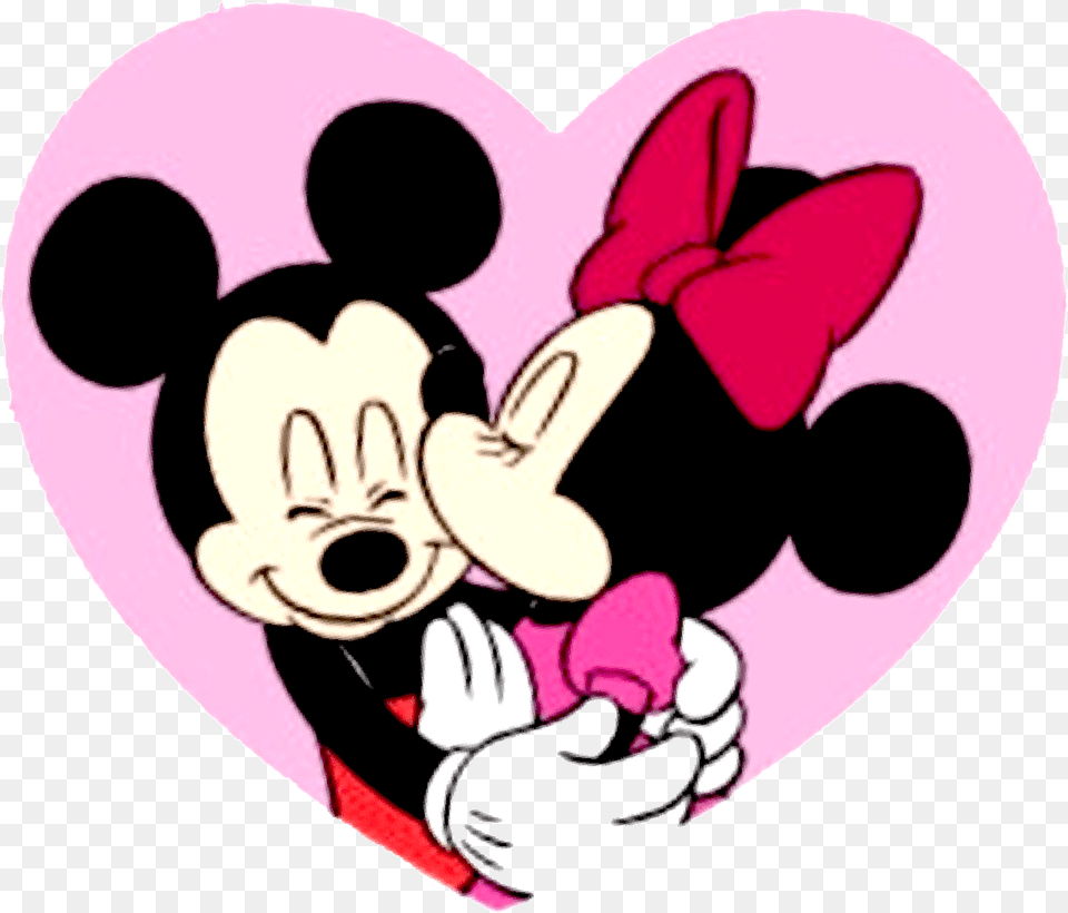 Mick U0026 Minn Pink Heart Minnie Mouse Transparent Cartoon Happy Valentines Day Mickey, Balloon, Baby, Person Png