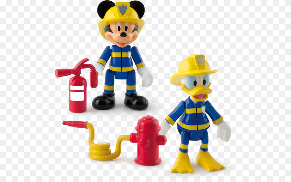 Mickey Amp Donald To The Rescue 2 Pack Clipart Mickey Pompier, Baby, Person, Fire Hydrant, Hydrant Free Png