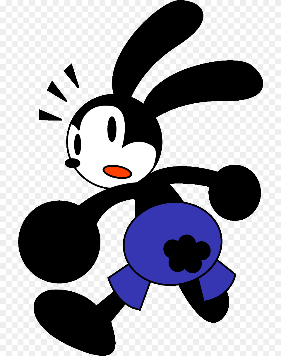 Mickey And Friends Wiki Oswald The Lucky Rabbit And Friends, Stencil, Cartoon, Animal, Kangaroo Free Transparent Png