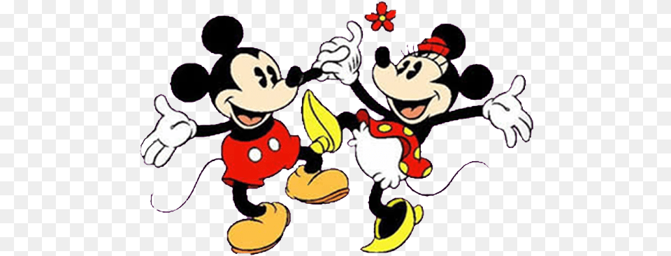 Mickey And Minnie Background, Cartoon Png