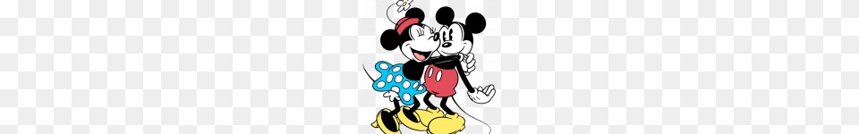 Mickey And Minnie Hugging Classic Mickey Mouse And Friends Clip, Cartoon, Cleaning, Person, Smoke Pipe Free Png