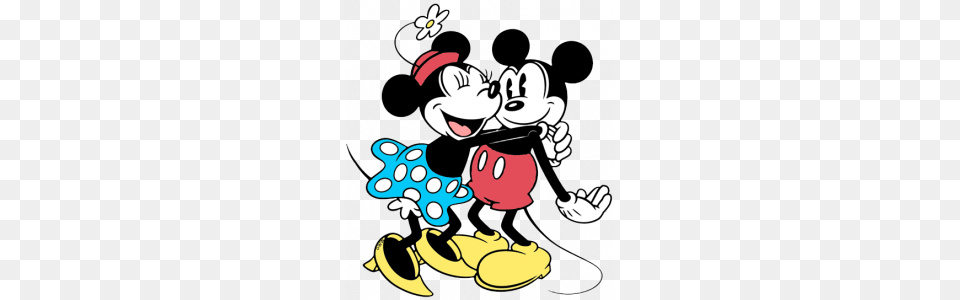 Mickey And Minnie Hugging Classic Mickey Mouse And Friends Clip, Cartoon, Dynamite, Weapon Png