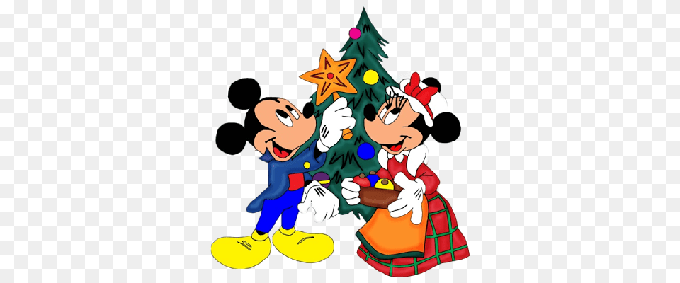 Mickey And Minnie Mouse, Face, Head, Person, Christmas Png