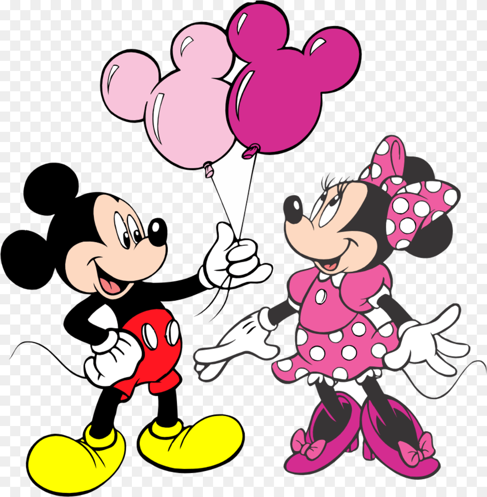 Mickey And Minnie Mouse, Purple, Person, Baby, Cartoon Free Transparent Png