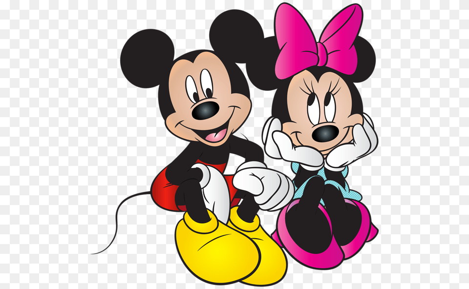 Mickey And Minnie Mouse Clip Art Gallery, Cartoon Free Png Download