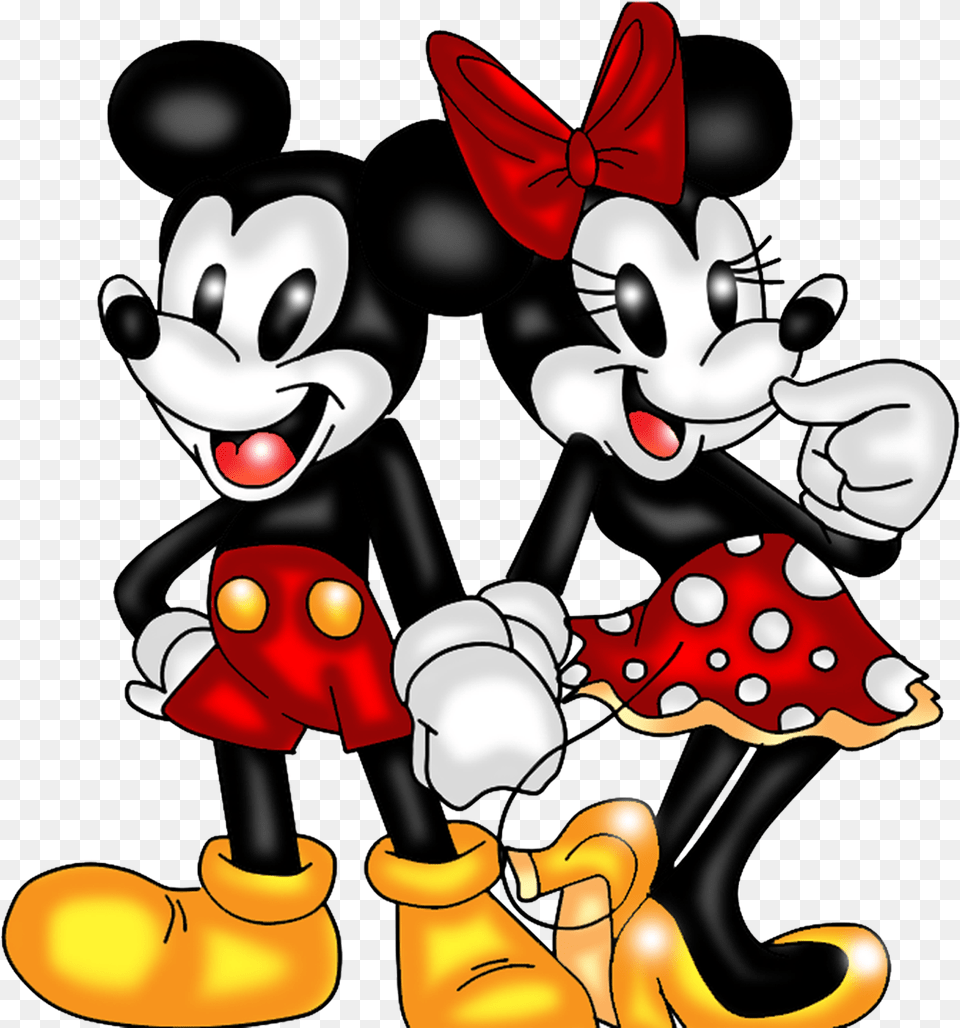 Mickey And Minnie Mouse Original, Cartoon, Performer, Person Png
