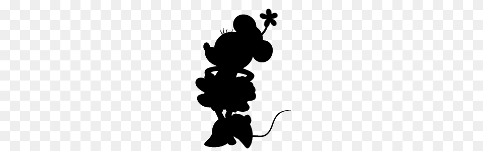 Mickey And Minnie Silhouettes Limited Edition Minnie Cruiser, Silhouette, Text Free Png