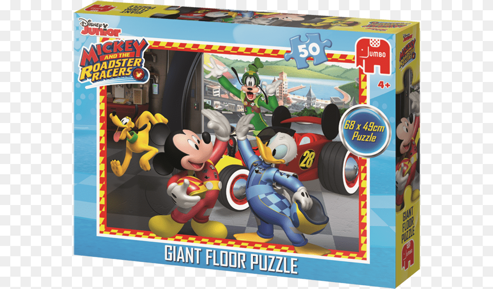 Mickey And The Roadster Racers Puzzle, Machine, Wheel, Baby, Person Free Png