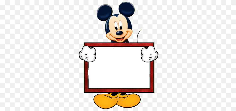 Mickey Blank Sign Disney Theme Classroom Teacher, White Board, Cartoon Png Image