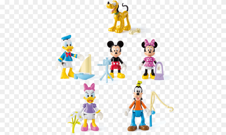 Mickey Classic Outfit Figures Pack1 Pack Figuras Mickey Mouse, Figurine, People, Person, Baby Png Image