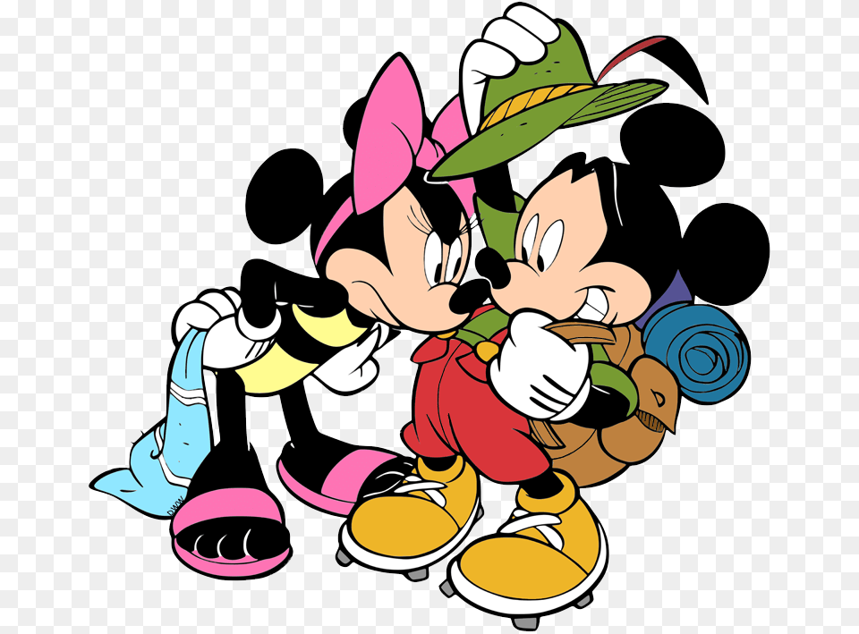 Mickey Clipart Minnie Mouse Mickey Mouse And Minnie Mouse Clipart, Cartoon, Baby, Person Free Png Download