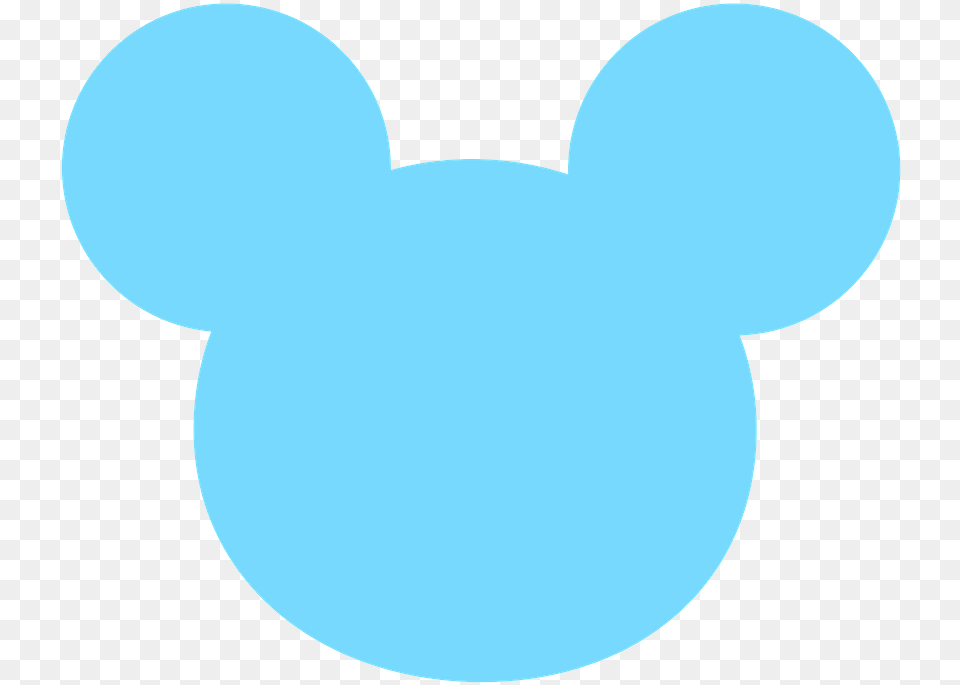 Mickey E Minnie Baby Blue Mickey Head Clipart, Balloon, Home Decor Free Transparent Png
