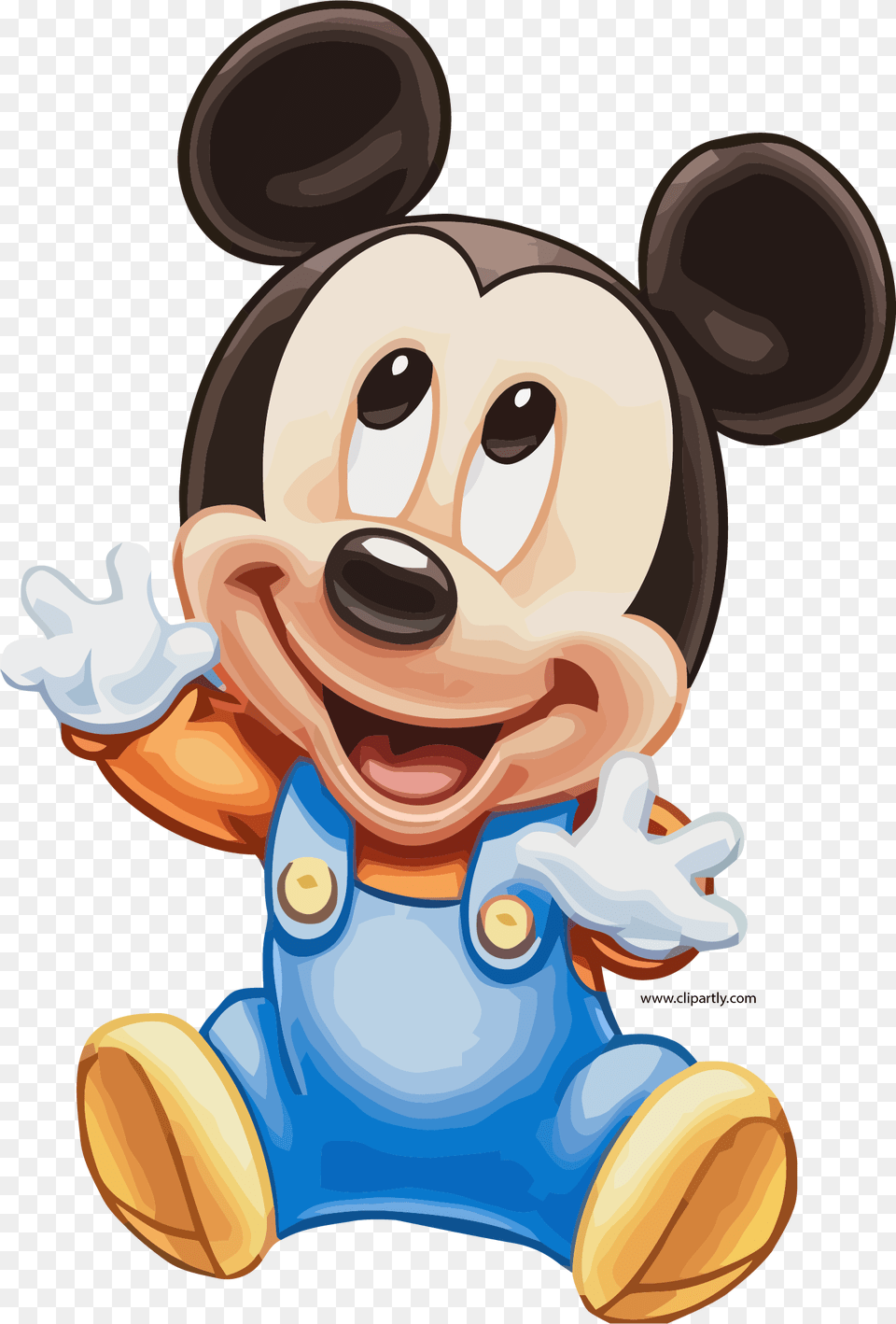 Mickey Excited Clipart Baby Mickey Mouse Happy Birthday, Person Png Image