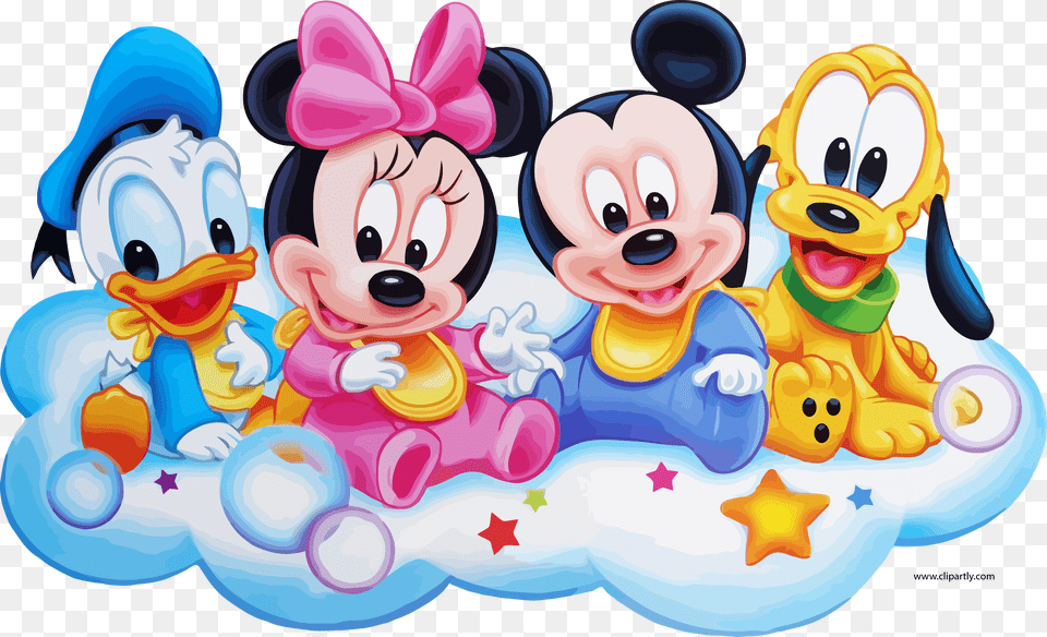 Mickey Friends Disney Babies, Art, Graphics Free Transparent Png