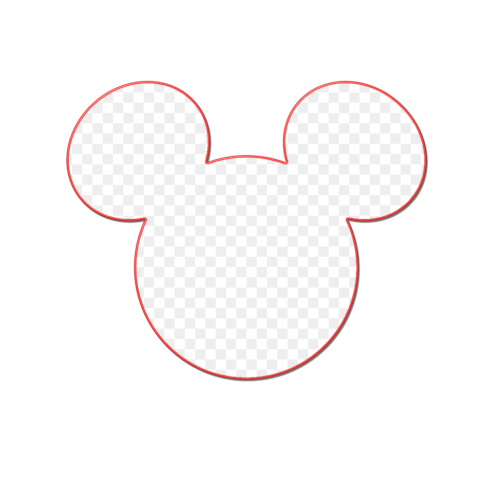 Mickey Head Cliparts, Logo, Silhouette Png Image