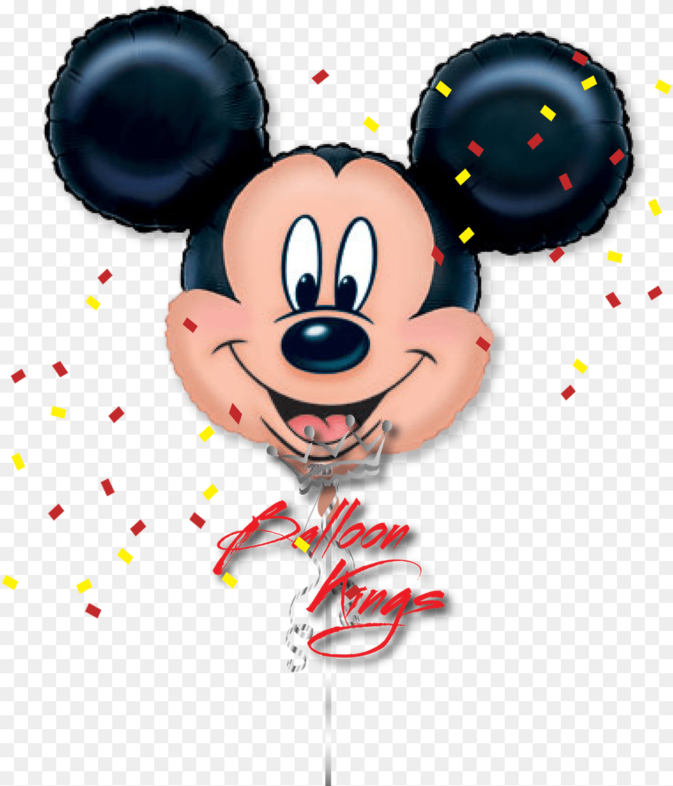 Mickey Head Mickey Mouse Head, Balloon Free Png Download