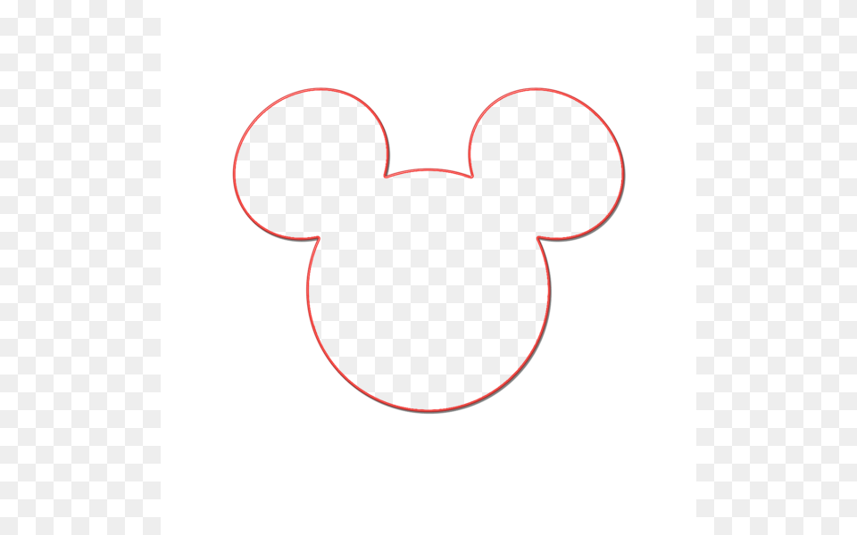 Mickey Head Outline Images, Logo, Silhouette Free Png Download
