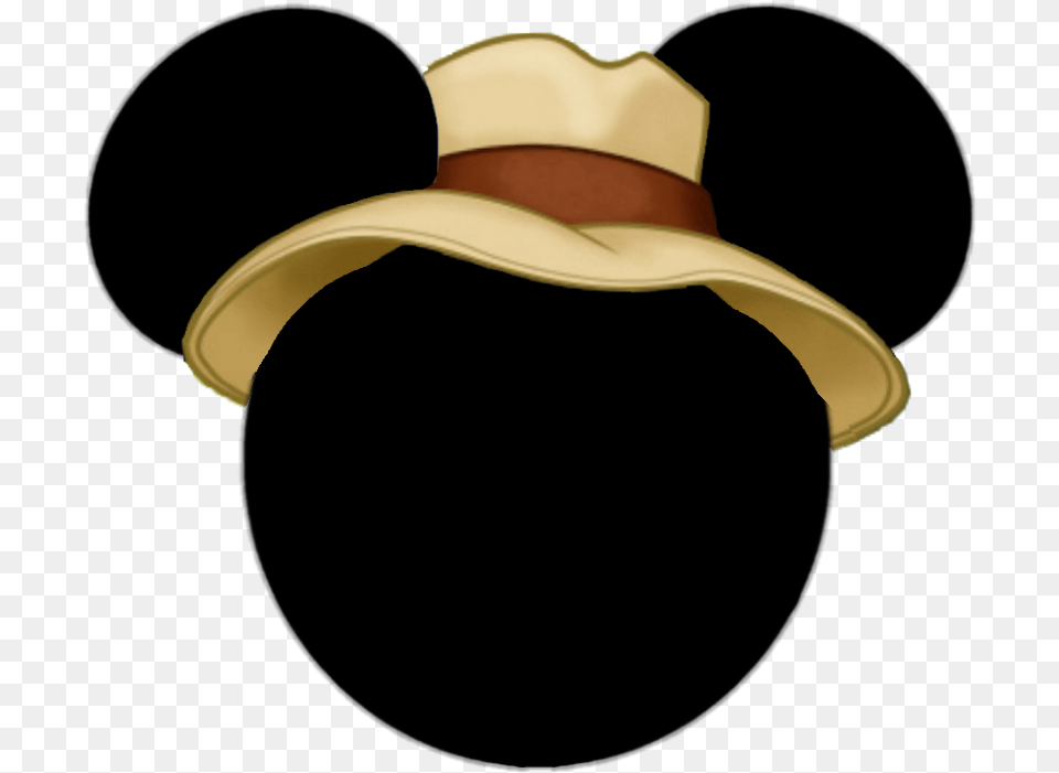 Mickey Head Photo This Mickey Mouse Head With Hat, Clothing, Sun Hat, Cowboy Hat Png Image