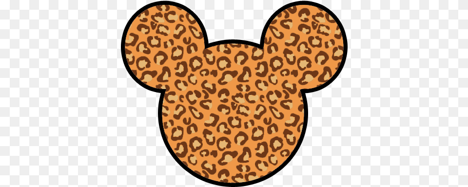 Mickey Leopard Print Skin Decal For Otterbox Symmetry Apple Ipad Pro, Food, Sweets, Home Decor, Cookie Free Png