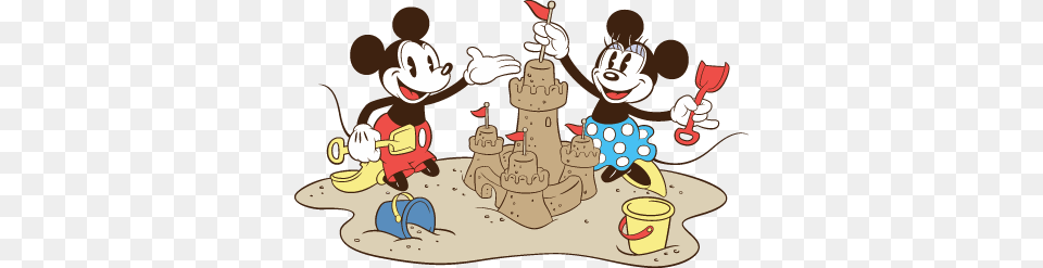 Mickey Minnie Beach Clipart, Outdoors, Water, Coast, Shoreline Free Transparent Png