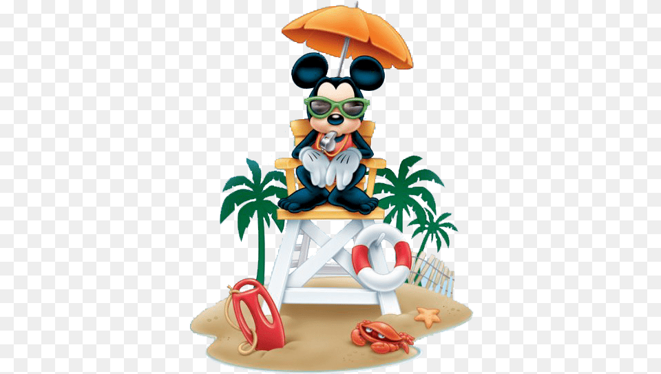 Mickey Minnie Luau Disney Lifeguard Clipart Free Png