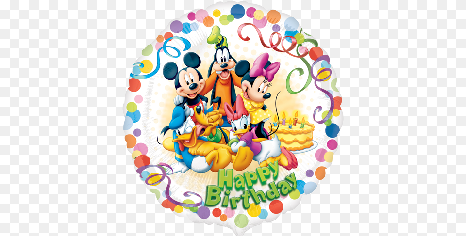 Mickey Minnie Mouse Happy Birthday Mickey Mouse Mouse, Birthday Cake, Cake, Cream, Dessert Png Image