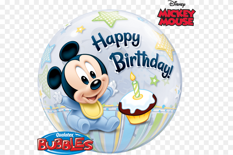 Mickey Mouse 1st Birthday Mickey Mouse Birthday Boy, Birthday Cake, Cake, Cream, Dessert Png Image
