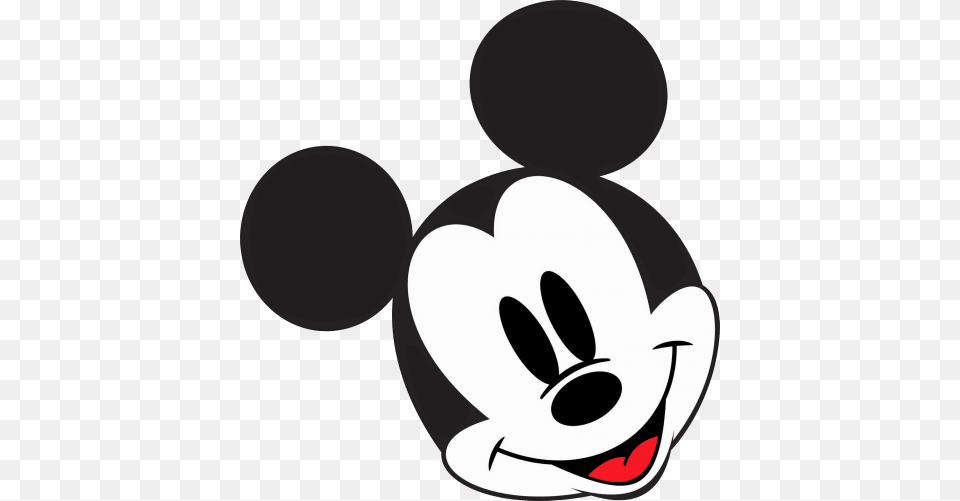 Mickey Mouse, Stencil, Cartoon Png