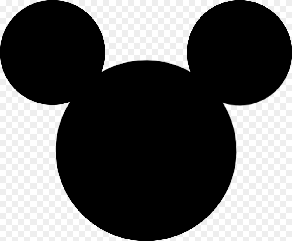 Mickey Mouse, Gray Png