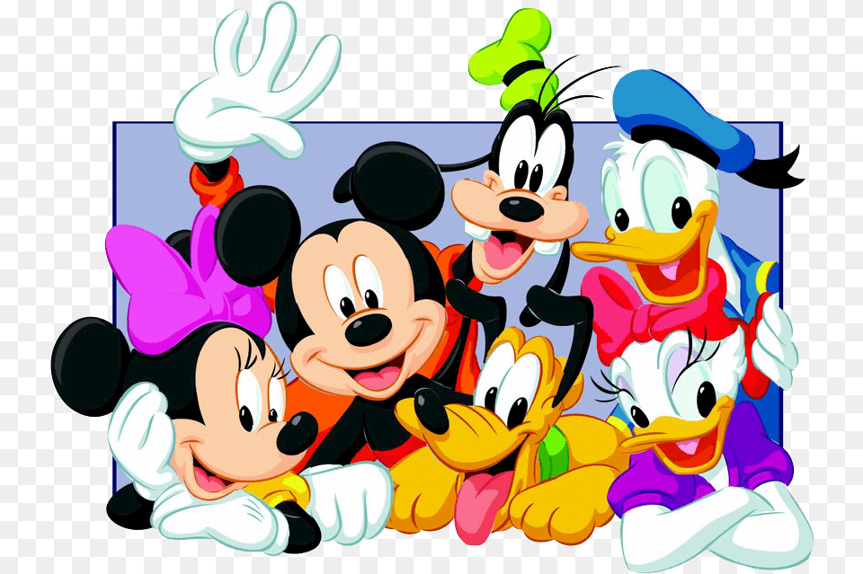 Mickey Mouse And Friends Birthday 1 Mickey Mouse Disney Cartoon Characters, Art, Graphics, Baby, Person Png Image