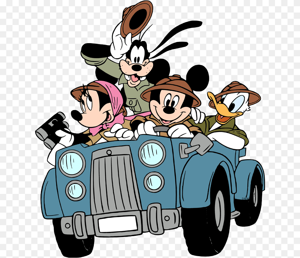Mickey Mouse And Friends Safari, Book, Publication, Comics, Baby Free Transparent Png