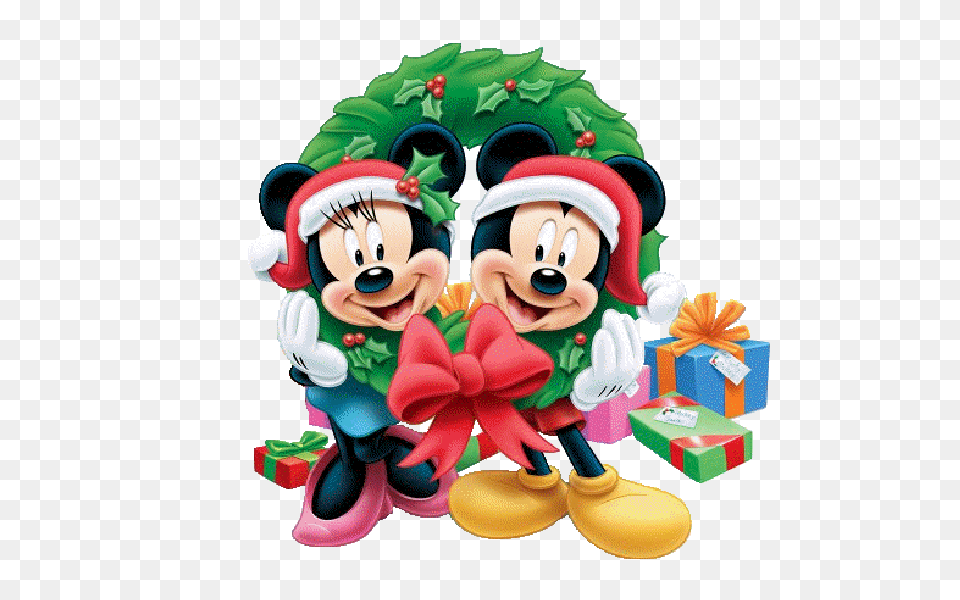 Mickey Mouse And Friends Xmas Clip Art Images On A Transparent Png Image