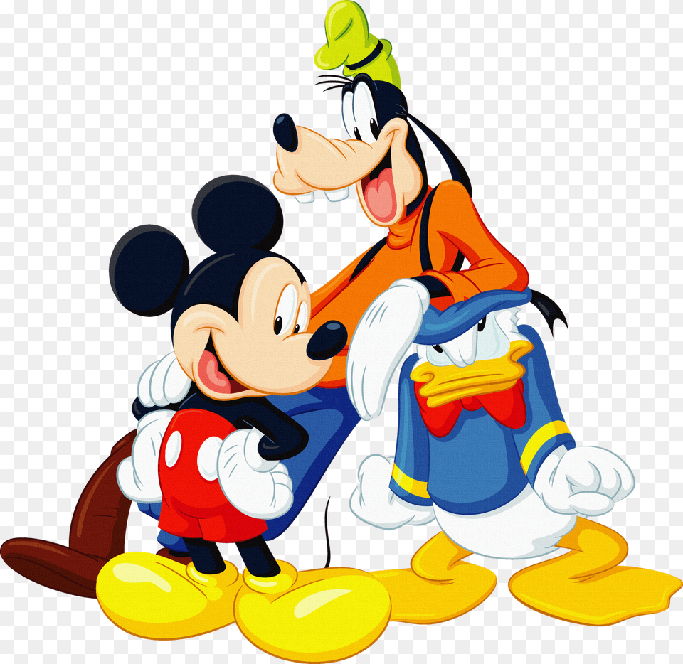 Mickey Mouse And Gang, Cartoon, Baby, Person Free Png Download