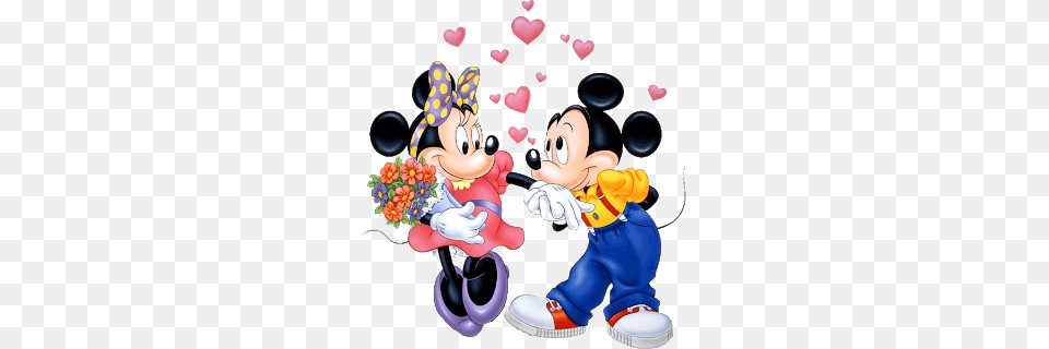 Mickey Mouse And Minnie Mouse Clipart, Art, Graphics, Baby, Person Free Png