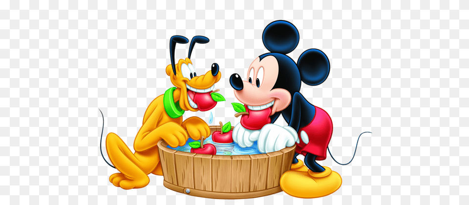 Mickey Mouse And Pluto Gallery, Birthday Cake, Cake, Cream, Dessert Free Png Download