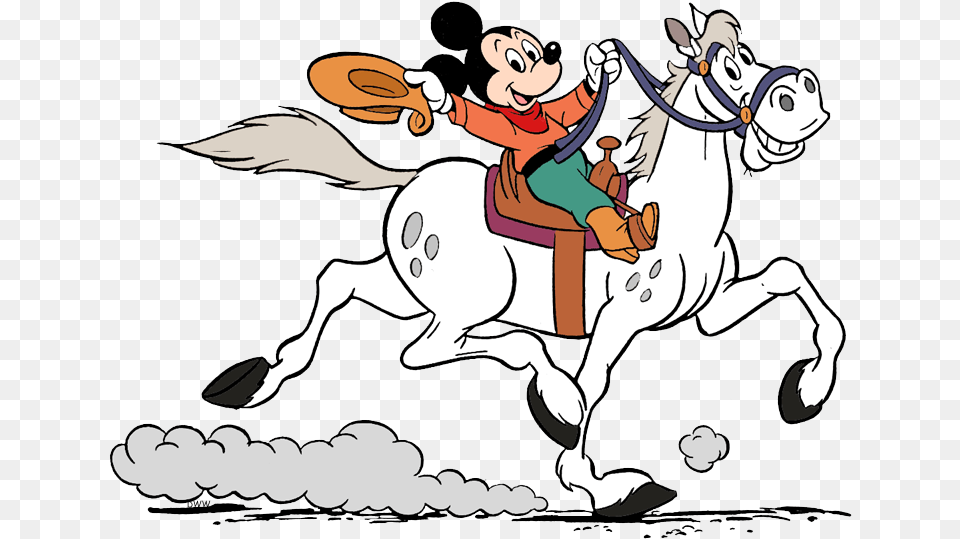 Mickey Mouse And The Horse, Baby, Person, Face, Head Free Png Download