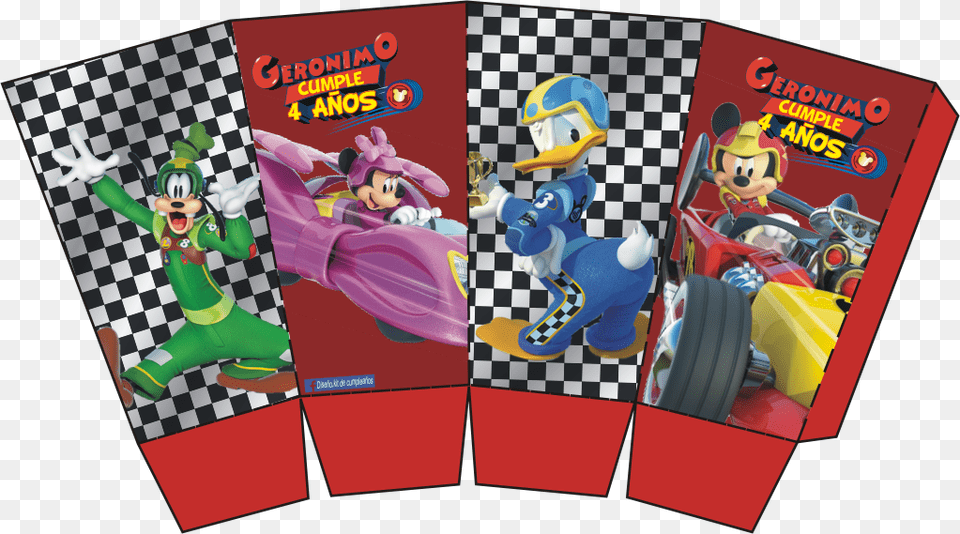 Mickey Mouse And The Roadster Racers Illustration, Book, Comics, Publication, Baby Free Transparent Png