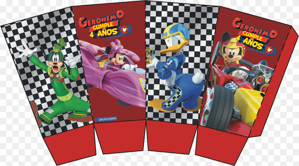 Mickey Mouse And The Roadster Racers Jumbo Disney Mickey Roadster Racers 4 In 1 Puzzle, Book, Comics, Publication, Baby Png Image