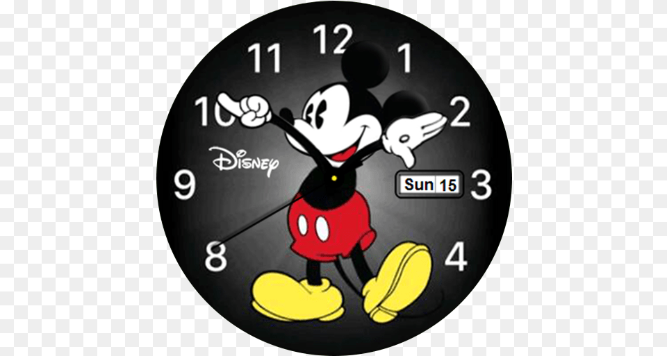 Mickey Mouse Apple V2 Watch Faces Amazfit Pace Mickey, Clock, Wall Clock, Analog Clock Free Png Download