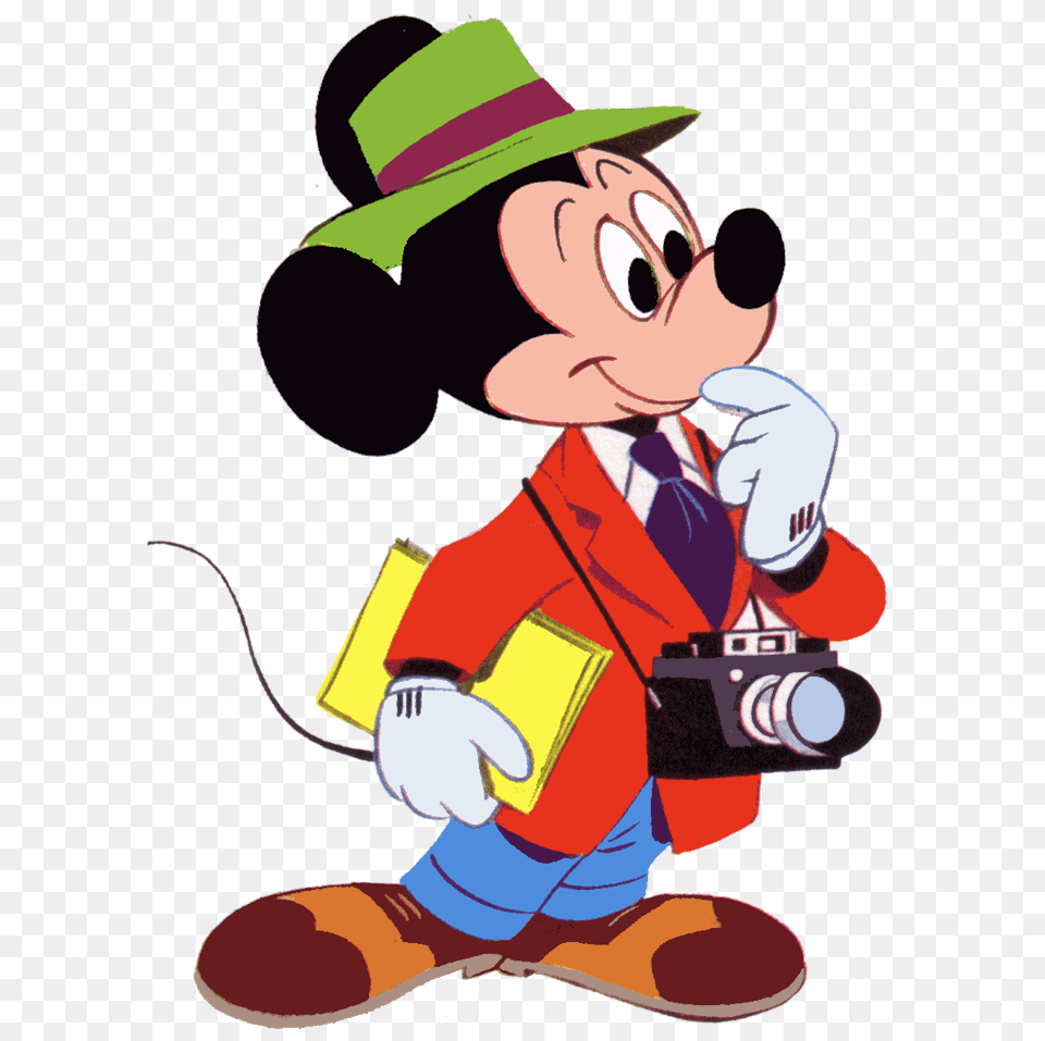 Mickey Mouse As A Reporter Mickey Mouse Mickey, Baby, Person, Cartoon Free Transparent Png