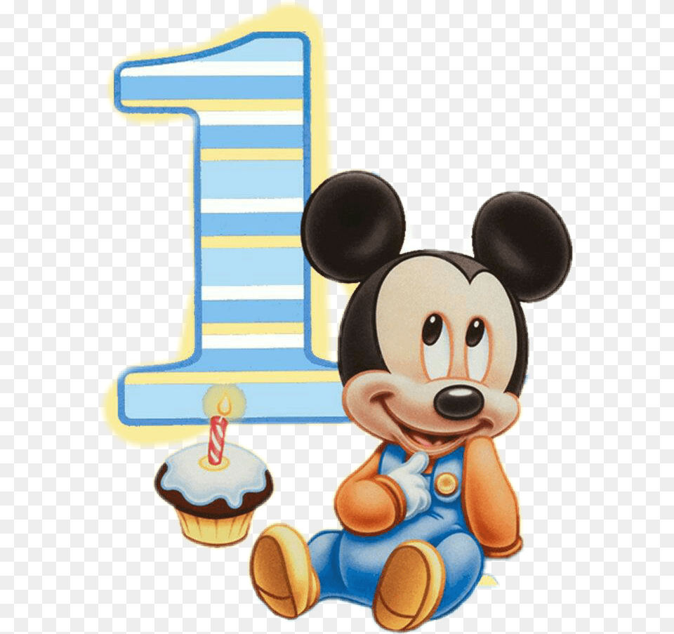 Mickey Mouse Baby, Birthday Cake, Cake, Cream, Dessert Free Png