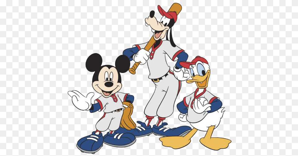 Mickey Mouse Baseball Clipart, Person, Cartoon, Baby Png Image